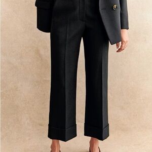 Sezane Black Damon Trousers Size 36
